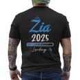 Zia 2025 Loading Annunciare Gravidanza Neo Futura Zia T-shirt da uomo con stampa posteriore