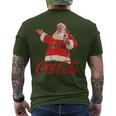 Coca Cola Santa Claus Bottle T-Shirt mit Rückendruck