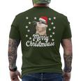 Cute Merry Christmas Garden Sleeper T-Shirt mit Rückendruck