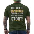 Christmas Ich Bleib So Wie Ich Bin Bin Ich Bleib T-Shirt mit Rückendruck