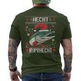 Hecht Ruprhecht Knecht Ugly Christmas Sweater T-Shirt mit Rückendruck