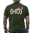 Ho3 Maths Physics Nerd Informatik Ho Hoch 3 Christmas T-Shirt mit Rückendruck