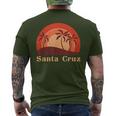 Santa Cruz Ca California 70S 80S Retrointage T-Shirt mit Rückendruck