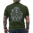 Santa Muerte Tristo Mietitore T-shirt da uomo con stampa posteriore
