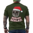 Schlafi Schlafi Hamster Hamstie Christmas Sleep T-Shirt mit Rückendruck