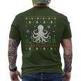 Ugly Christmas Sweater For Octopus Lovers Ugly Men's T-shirt Back Print