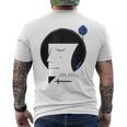 Afro Dj Giradischi Record Player Face Moral Music T-shirt da uomo con stampa posteriore