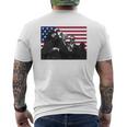 America Flag Trump Shooting 2024 Men's T-shirt Back Print