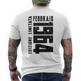 Annata Febbraio 1964 Edizione Limitata Anni 60 Compleanno T-shirt da uomo con stampa posteriore