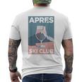 Après Ski Club X Aesthetic Skier Party Ski Outfit T-Shirt mit Rückendruck