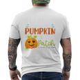 Auntie Of The Cutest Pumpkin In The Patch Halloween Pumpkins Men's T-shirt Back Print