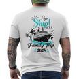 Aw Ship It's A Family Trip 2024 Family Cruise Vacation Men's T-shirt Back Print