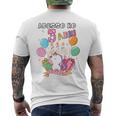 Bambino Adesso Ho 3 Anni Unicorno Compleanno Festa Di 3 Anni T-shirt da uomo con stampa posteriore