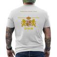 Barcellona Catalogna Spagna Barcellona Espana Calcio Souvenir Maglia A Manica T-shirt da uomo con stampa posteriore