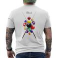 Billiards Pool T-Shirt mit Rückendruck