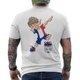 Boys' France Football Blue T-Shirt mit Rückendruck