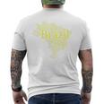 Brazil Map Football Copacabana Brazilian T-Shirt mit Rückendruck