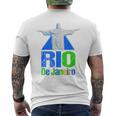 Brazil Rio De Janeiro Palme Beach Copacabana T-Shirt mit Rückendruck