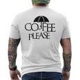 Caffè Per Favore Camicia Academy T-shirt da uomo con stampa posteriore