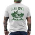Camp Bach Team Bride Hiking Camping Bachelorette Party 2024 Men's T-shirt Back Print