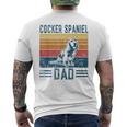 Cane Cocker Spaniel Papa -Intage Cocker Spaniel Papà T-shirt da uomo con stampa posteriore