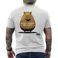 Capybara Dont Worry Be Capy Divertente Carino Essere Felice Capybara T-shirt da uomo con stampa posteriore