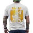 Children's Bäm Ich Bin 3 Drei Jahre Boy 3Rd Birthday Digger T-Shirt mit Rückendruck