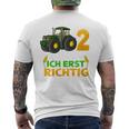 Children's Ich Bin 2 Jahre 2 Jahre 2Nd Birthday T-Shirt mit Rückendruck