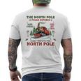 Christmas The North Pole Polar Express The North Pole Xmas Men's Back Print T-Shirt