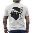 Corsica Mohren's Head Flag T-Shirt mit Rückendruck