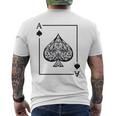 Costume As De Pique Costume De Jeu De Cartes T-shirt imprimé au dos