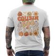 Cousin Boo Crew Halloween Retro Matching Family Costume Men's T-shirt Back Print