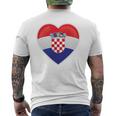 Croatia Flag Croatia Children's Croatia Hrvatska T-Shirt mit Rückendruck