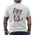 Cute Kitten Cat Lovers T-Shirt mit Rückendruck