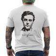Donna Modigliani Ritratto Inchiostro Firma Originale Arte Juliart Con Collo A T-shirt da uomo con stampa posteriore