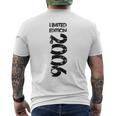 Edizione Limitata 2006 Compleanno 2006 Annata 2006 T-shirt da uomo con stampa posteriore
