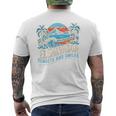 El Salvador Flag Country Travel Vacation I Love El Salvador Men's T-shirt Back Print
