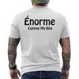 Énorme Comme Ma Humour Audacieux Ami Message Drôle T-shirt imprimé au dos