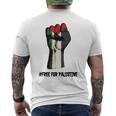 Free PalestineUomo E Donna T-shirt da uomo con stampa posteriore