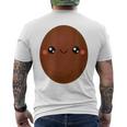 Kawaii Avocado Pregnancy Halloween Costume Women's Men's T-shirt Back Print