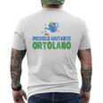 Giardinaggio Per Bambini Orto Nipote T-shirt da uomo con stampa posteriore