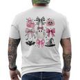 Halloween Costume Ghost Boo Coquette Bow Men's T-shirt Back Print