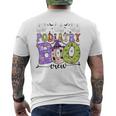 Halloween Foot Doctor Podiatrist Podiatry Boo Crew Ghost Men's T-shirt Back Print