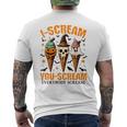 Halloween Ice Cream I-Scream You-Scream Everybody Scream Men's T-shirt Back Print