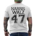 Harris Walz 2024 For President Kamala Harris Tim Waltz Gray T-Shirt mit Rückendruck