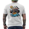 Hot Wheels Tiger Shark Orange Blue T-Shirt mit Rückendruck