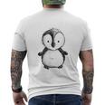 Hug Me Pinguin Per Bambini Motivo Animali T-shirt da uomo con stampa posteriore