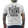 It's Outlander What You Don't Understand Outlander Fans T-Shirt mit Rückendruck