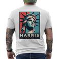 Kamala Harris 2024 Freiheitsstatue Repräsentiert Freiheit 2024 T-Shirt mit Rückendruck