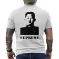 Kim Jong-Un Leader Supremo Della Corea Del Nord T-shirt da uomo con stampa posteriore